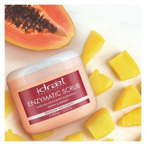 EXFOLIANTE ENZIMÁTICO Enzimatic scrub papaya mango IDRAET