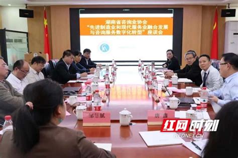 湖南咨询协会召开专题座谈会 探讨“两业”融合发展与咨询数字化经济民生湖南频道红网