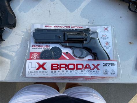 Umarex Brodax Air Pistol Bb Gun Revolver Style Metal At