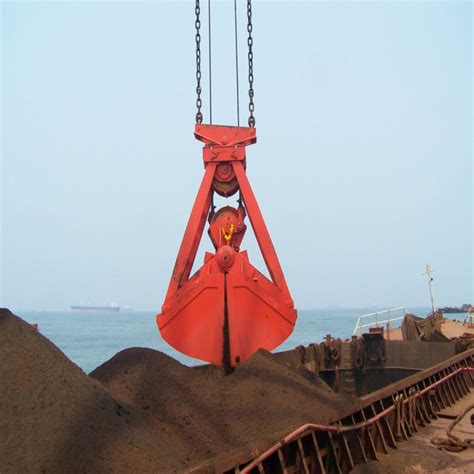 Electric Hydraulic Orange Peel Grab Bucket For Grabbing Scraps China