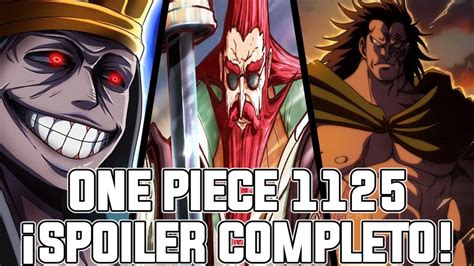 ONE PIECE CAPITULO 1125 SPOILER COMPLETO FIGARLAND VS DRAGON IM