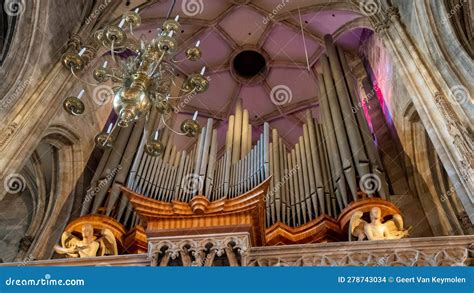 Organ In St Stephen S Cathedral Vienna Editorial Stock Image Image