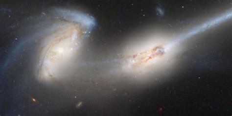 Milky Way Collision Andromeda From Space