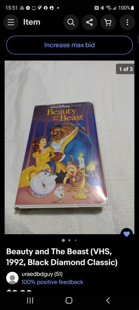 EBAY BEAUTY AND THE BEAST VHS by AllenMilton2006 on DeviantArt