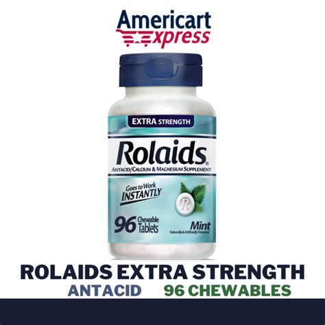 Rolaids Extra Strength Antacid Calcium And Magnesium Supplement