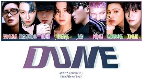 ATEEZ DUNE HAN ROM ENG YouTube