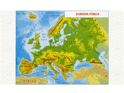 El Relieve De Europa Ppt