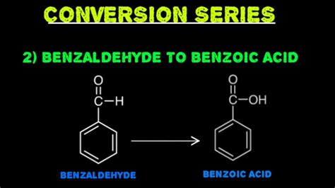 Organic Chemistry Conversion Benzaldehyde To Benzoic Acid YouTube