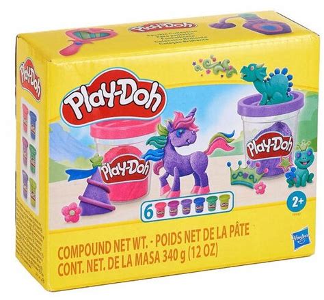 CIASTOLINA PLAY DOH ZESTAW BŁYSZCZĄCA CIASTOLINA 6 tubek F9932 Play