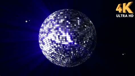 Disco Ball Night Party Lighting Animated Background Video 4k Ultra Hd