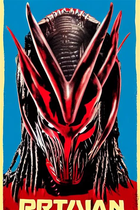 Predator Yautja Movie Poster By Andy Warhol Stable Diffusion Openart