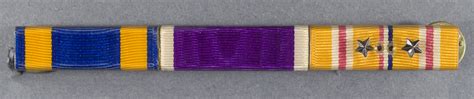 Ribbon Bars Asiatic Pacific Campaign Purple Heart Air Medals