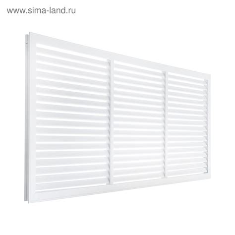 Решетка радиаторная ПВХ, 600 х 1500 мм, белая (4865051) - Купить по ...
