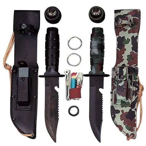 Ultra Force Survival Fixed Blade Knife Kit | Camouflage.ca