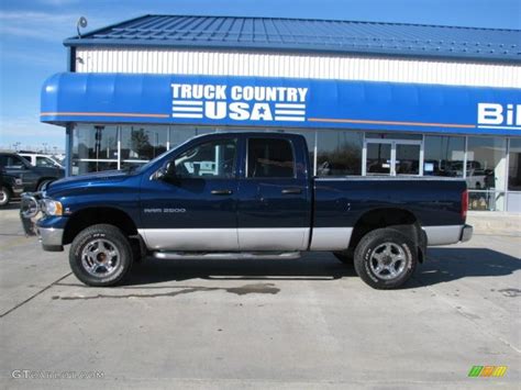 2003 Patriot Blue Pearl Dodge Ram 2500 Slt Quad Cab 4x4 38010304 Photo 16 Car