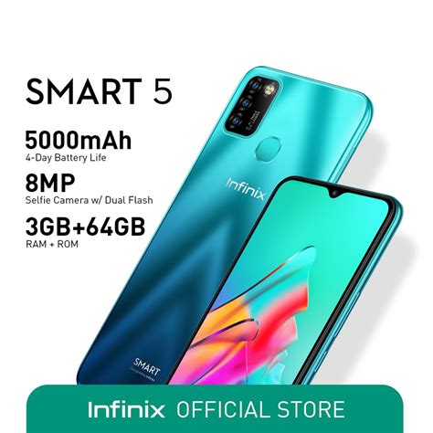 Infinix Smart 5 3GB 64GB 1 Year Local Warranty Shopee Philippines