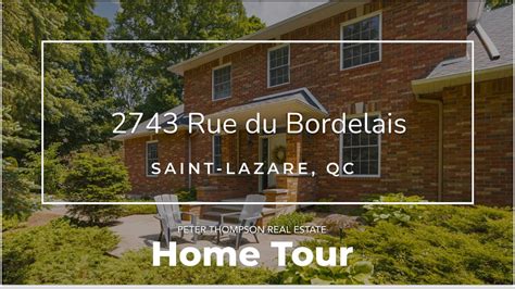 HOME SOLD Home Tour 2743 Rue Du Bordelais Saint Lazare QC YouTube