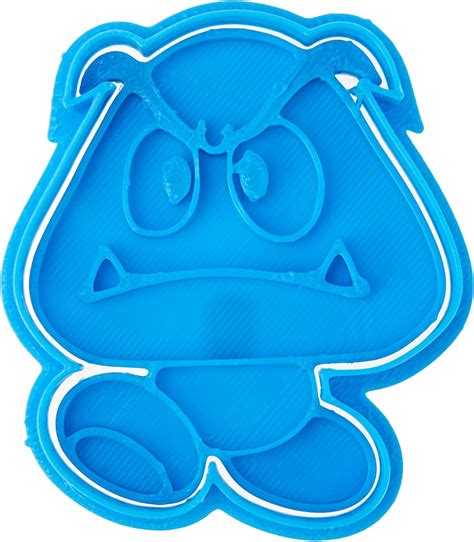 Cuticuter Goompa Mario Bros Cookie Cutter Blue 8 X 7 X 1 5 Cm