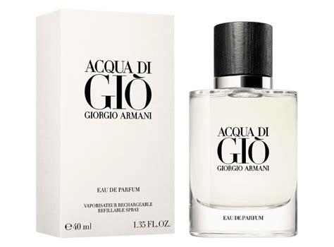 Ripley PERFUME GIORGIO ARMANI ACQUA DI GIO REFILLABLE HOMBRE EDP 40 ML