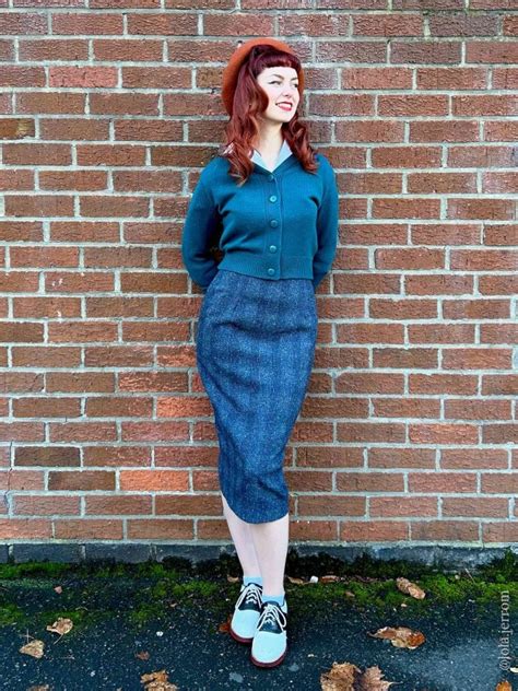 Pencil Skirt Blue Spark From Vivien Of Holloway