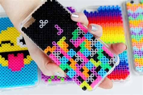 Diy Perler Bead Phone Cases Karen Kavett Perler Beads Designs