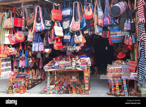 Handicraft Market, Panajachel, Lake Atitlan, Guatemala, Central America Stock Photo - Alamy