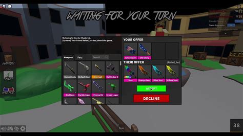 Trading For Full Coloured Seer Set In Roblox Mm2 Youtube