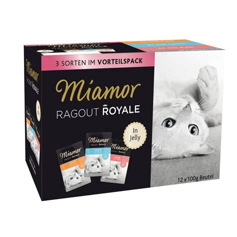 Miamor Ragout Royale In Jelly Multibox Adult In 3 Sorten Pute Lachs