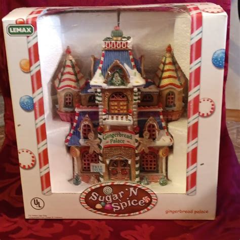 Lemax Holiday Lemax Sugar N Spice Gingerbread Palace Illuminated