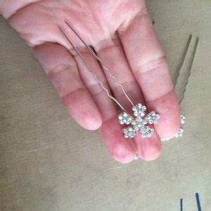 Winter Wedding Winter Hair Accessories Snowflake Hairpin Pc Hair