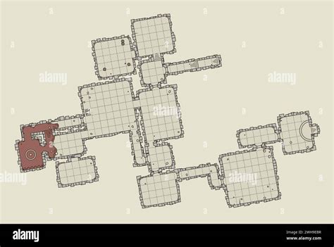 Dungeon Game Asset Top View Vector Illustration Stock Vector Image And Art Alamy