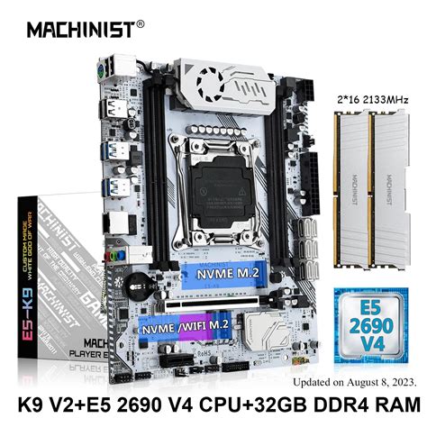 MACHINIST X99 Conjunto de Placas Mãe Xeon E5 2690 Kit V4 Processador