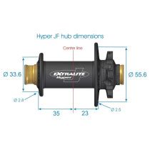 Extralite Hyper Jf Disc Front Hub