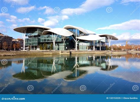 Justice House Modern Building Tbilisi Georgia Stock Image Image Of