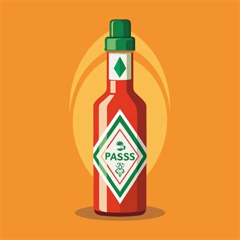 Premium Vector Tabasco Sauce Spicy And Flavorful Hot Sauce