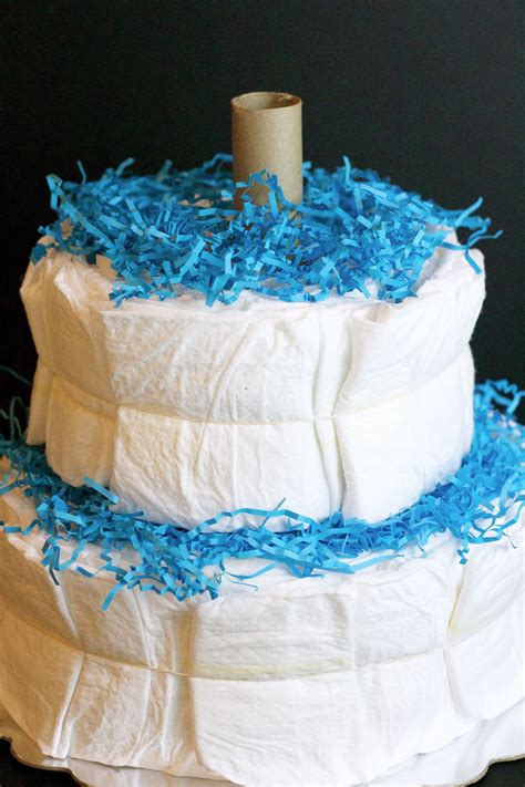 DIY Diaper Cake Tutorial Sweetwood Creative Co Atlanta Wedding