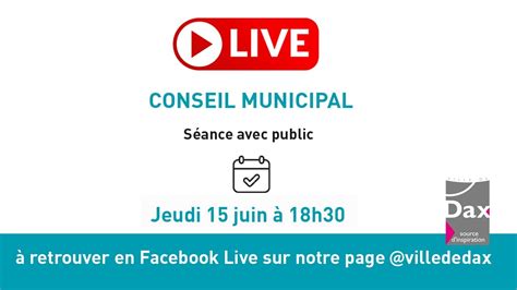 Conseil Municipal Du 15 Juin 2023 YouTube