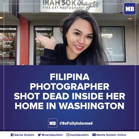 Manila Bulletin News On Twitter A Filipina Photographer Was Shot Dead