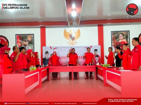 Laksanakan Instruksi Partai Dpc Pdi Perjuangan Kabupaten Lampung