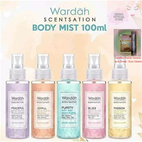 Jual Wardah Parfum Scentsation Body Mist 100 Ml Parfum Wanita