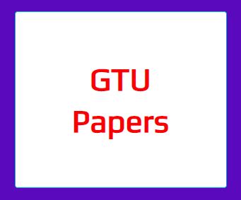 GTU Papers - College Paper