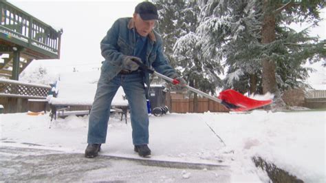 102 Year Old Man Shovels Snow In New Westminster British Columbia