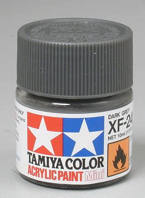 Tamiya 81724 Acrylic Mini XF 24 Dark Gray 1 3 Oz SamiRC