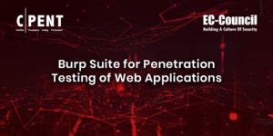 Burp Suite For Penetration Testing Of Web Applications EC Council