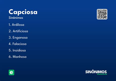 Significado Da Palavra Capciosa - Capciosa - Significado e Sinônimo - escreva.ai