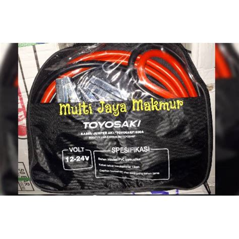 Jual KABEL JAMPER AKI 600A 2 5MTR BAG TOYOSAKI Shopee Indonesia