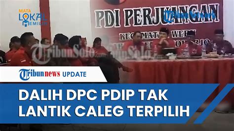 Caleg Sukoharjo Terancam Tak Dilantik Ini Alasannya Dpc Pdip Ganti