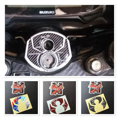 Sticker Stiker Emblem Tutup Kunci Kontak Magnet Satria Fu Facelith