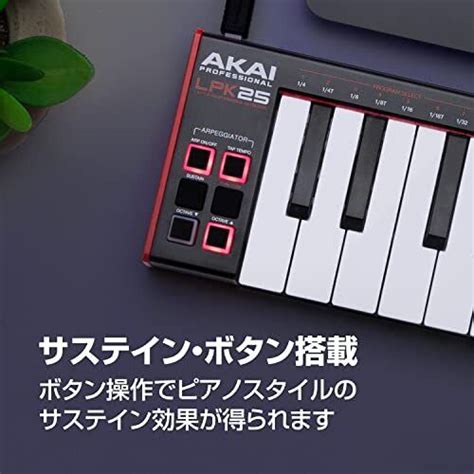 Akai Professional USB MIDI Keyboard Controller With 25 Key Keybed And