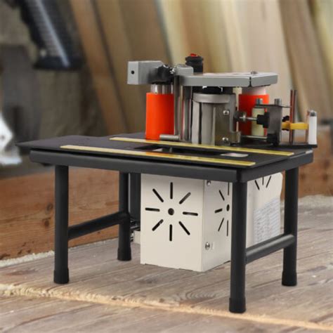 Portable Woodworking Edge Banding Machine Double Glue Edge Bander V